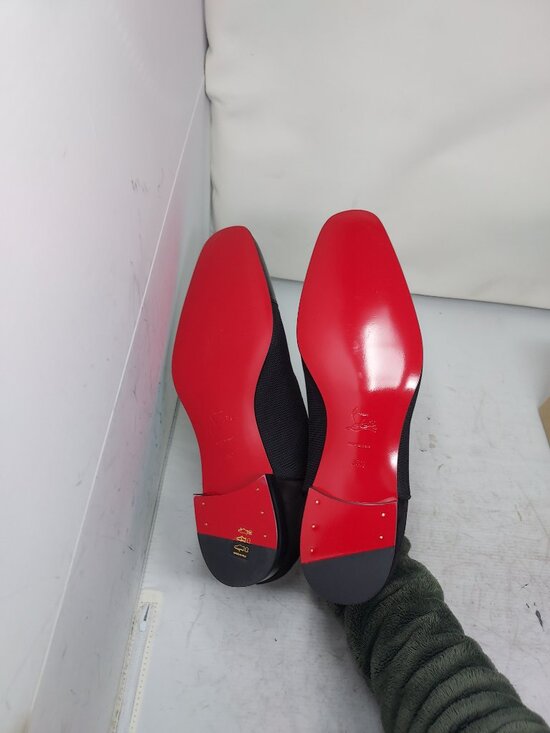 Christian Louboutin Greggo Mens Black Cap Toe Oxford Shoe main image 5